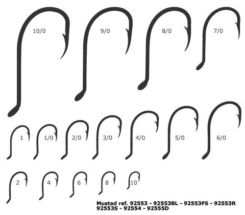 Hameçons pêche 92553s - hameçons, 92553s-ss