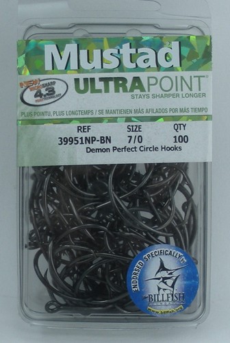 Mustad 39951npbn demon - 39951npbn-7/0,